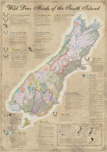 Load image into Gallery viewer, Wild Deer Herds of the South Island Poster