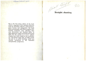 Straight Shooting | Jack Pollard | Fourth Edition | Second Hand Book