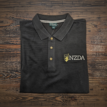 Load image into Gallery viewer, NZDA Black Polo Shirt
