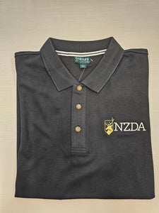 NZDA Black Polo Shirt