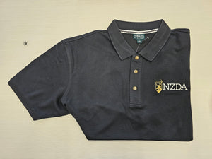 NZDA Black Polo Shirt