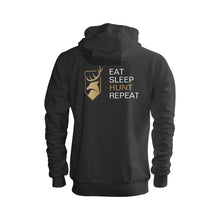 Load image into Gallery viewer, Eat, Sleep, Hunt, Repeat Unisex Hoodie V2
