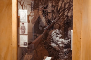 Major Wilson Display Case | $10,000 Donation | NZ Hunting and Shooting Museum Display