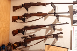 Gun Room Feature Wall - Deer Culler/Sporterised 303s | $5,000 Donation | NZ Hunting and Shooting Museum
