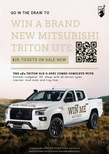 NZDA Fundraiser Raffle Ticket - Win a New 2025 Mitsubishi Triton GLX 2.4 Diesel