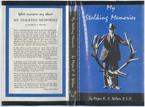 My Stalking Memories | Major R.A. Wilson  | Second Hand Books | Reprint