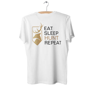 Hunt Repeat Unisex Short Sleeve Tshirt