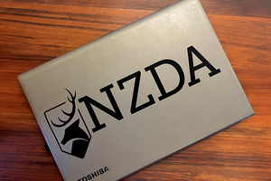 NZDA Bumper Sticker - Black